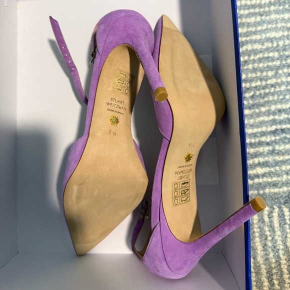 Stuart Weitzman Strap 100 Pumps Women's Heels - Picture 3 of 3